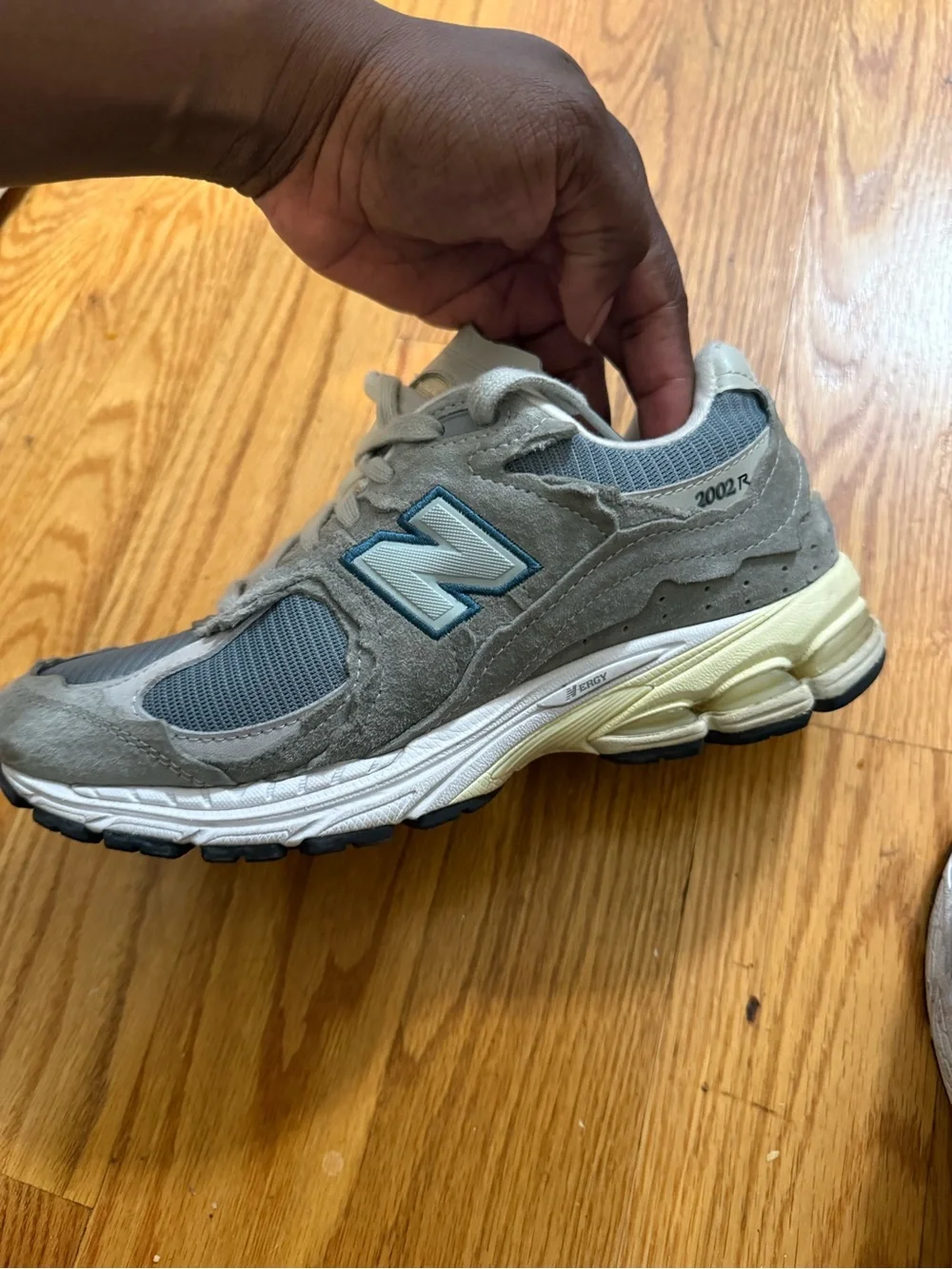 Gray and Blue Athletic Sneakers - Comfortable Everyday Shoes